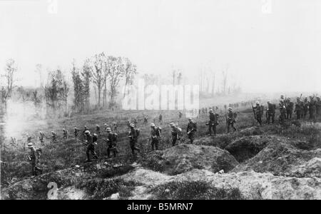 9 1918 5 29 A1 5 Offensive Mai 1918 deutsche Infanterie 1. Weltkrieg Front westdeutschen große offensive März Juli 1918 brechen Throu Stockfoto