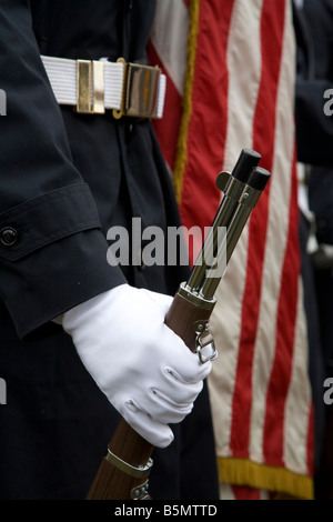 Veterans Day Zeremonie ehrt schwarze Soldaten, die im Bürgerkrieg gekämpft Stockfoto