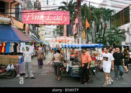 Markt in den Straßen von hat Yai, Süd-thailand Stockfoto