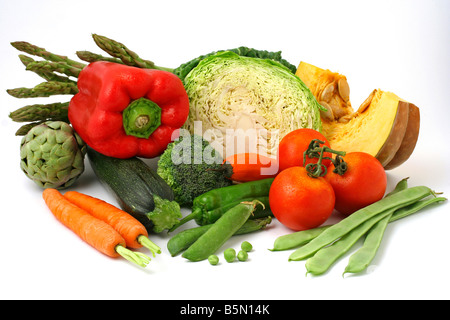 Gemüse-Stillleben Stockfoto