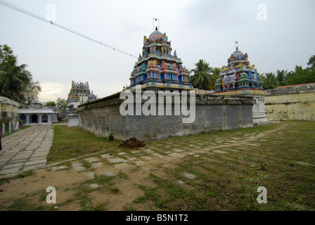 HARA SAAPA VIMOCHANA PERUMAL TEMPEL IN DER NÄHE VON THIRUVAYYAR THANJAVUR TAMILNADU Stockfoto