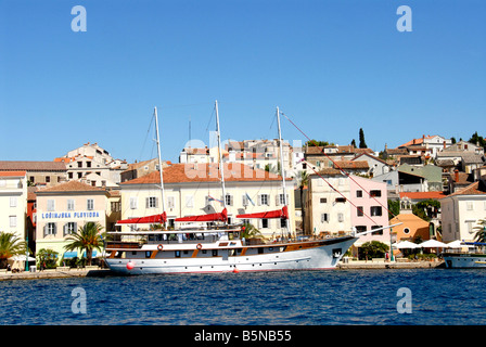 Hafen Losinj Mali Losinj Insel Kroatien Stockfoto