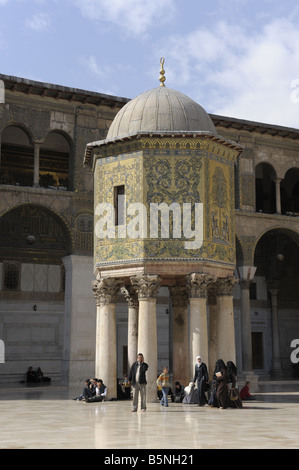 Umayyaden-Moschee, Damaskus, Syrien Stockfoto