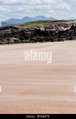 Firemore Strand an einem Sommernachmittag, Poolewe, Wester Ross Stockfoto