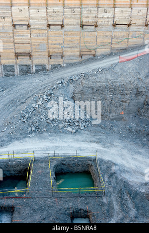 Ein Gebäude Baustelle. Stockfoto
