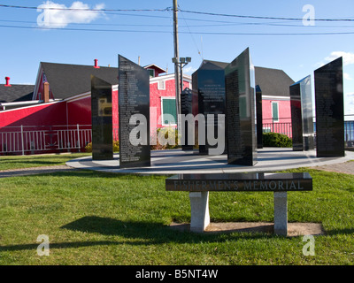 Die Fischer s Memorial und Tribut in Lunenburg Nova Scotia Stockfoto