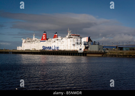 Stranraer Fähre Stena Caledonia Stockfoto