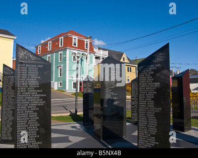 Die Fischer s Memorial und Tribut in Lunenburg Nova Scotia Stockfoto