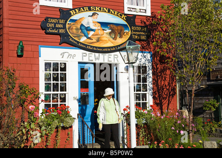 Filiale in Bär Haut Hals Rockport Cape Ann größere Boston Bereich Massachusetts USA Modell veröffentlicht Stockfoto