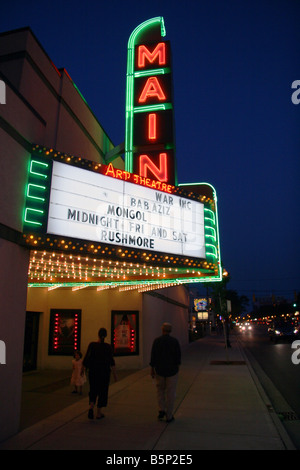 Art-Deco-Main Street Cinema in Royal Oak, Michigan USA Stockfoto