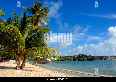 Der Strand von Lance Aux Epines Grenada in der "Karibik" Stockfoto