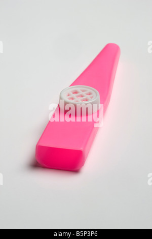 Rosa Kazoo Stockfoto