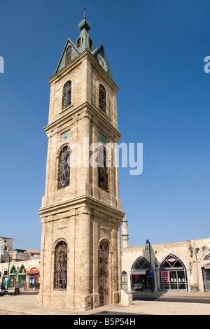 CLOCK TOWER ALTSTADT JAFFA-TEL AVIV-ISRAEL Stockfoto