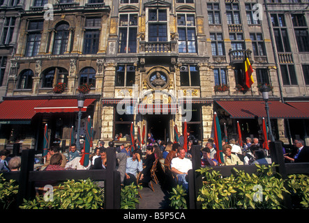 La Chaloupe d'Or, Restaurant, De Gulden Boot, Restaurant, GrandPlace, Stadt Brüssel, Region Brüssel-Hauptstadt, Belgien, Europa Stockfoto