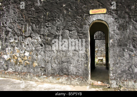 Eingang des französischen Sträfling Gefängnis, Poulo Condor Insel aka Con Sohn, vietnam Stockfoto