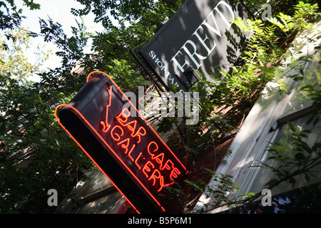 Freud bar Café Galerie im Londoner Covent Garden Stockfoto