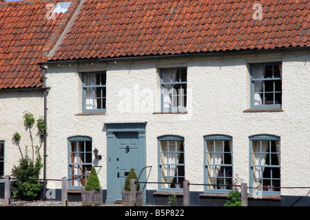 Altes Haus im Dorf von Burnham Market Norfolk England Stockfoto