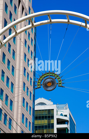 Fountain Plaza auf Main Street Buffalo New York State USA Stockfoto