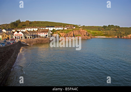 Die Bucht, Dunmore East, Grafschaft Waterford, Irland Stockfoto