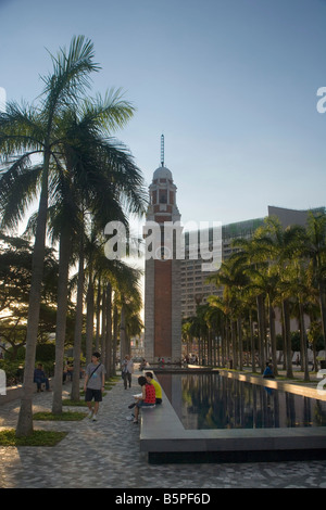 Uhrturm Kowloon Hongkong Stockfoto