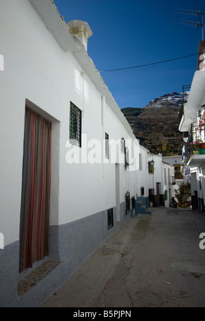 Straße in Trevelez, Alpujarra, Spanien Stockfoto