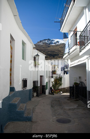 Straße in Trevelez, Alpujarra, Spanien Stockfoto