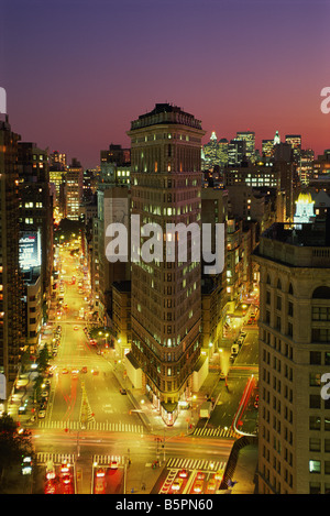 Das Flatiron Building, New York City, New York, USA Stockfoto