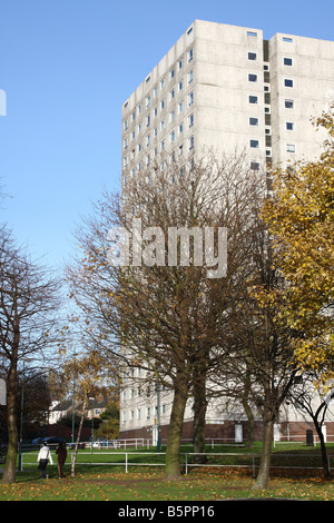 Eine Innenstadt-Hochhaus in Lenton, Nottingham, England, UK Stockfoto