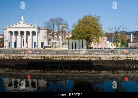 St Patricks Quay am Fluss Lee Stadt Cork Irland Stockfoto