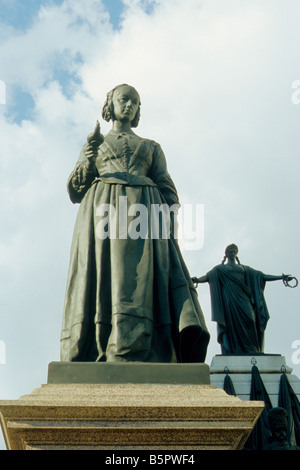 London, Statue von Florence Nightingale, Waterloo Place, Pall Mall. Stockfoto