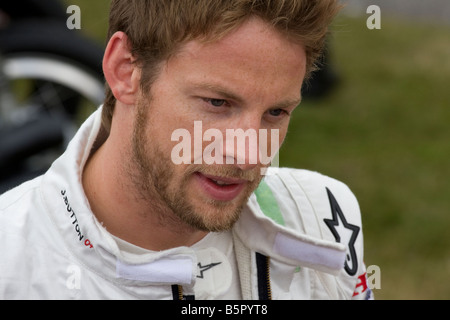 Jenson Button, Formel-1-Fahrer beim Goodwood Festival of Speed, Sussex, UK. Stockfoto