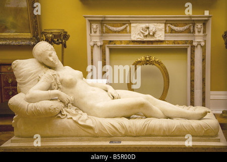 Venus nach Lorenzo Bartolini Interieur von Lady Hebel Galerie Port Sunlight Modell Dorf Wirral Merseyside England UK GB Stockfoto