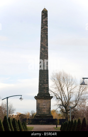 Nelsons Denkmal Glasgow Green Stockfoto