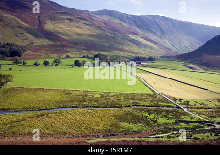 Blick zurück nach Wharnscale unten von "Scarth Lücke" Stockfoto