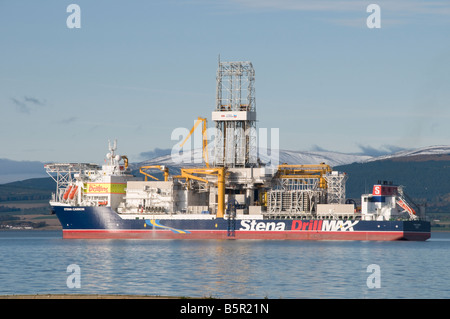 Stena Carron Bohrer Schiff im Cromarty Firth Stockfoto