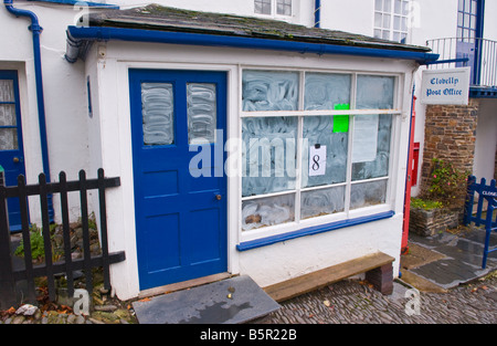 Geschlossenen Postamt im küstennahen Dorf von Clovelly North Devon England UK Stockfoto