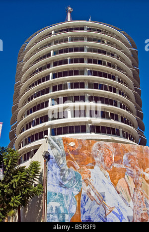 Capitol Records großen Vereinigten Staaten basierten Plattenlabel EMI Hollywood, Los Angeles CA California-Hauptquartier im Besitz Stockfoto