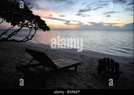 Strand Bilder von Lankayan Island Dive Resort, tropisches Paradies in der Sulu-See Stockfoto