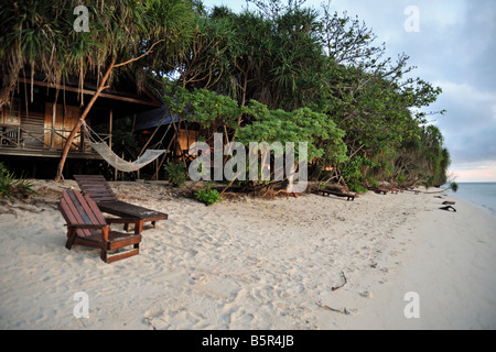 Strand Bilder von Lankayan Island Dive Resort, tropisches Paradies in der Sulu-See Stockfoto