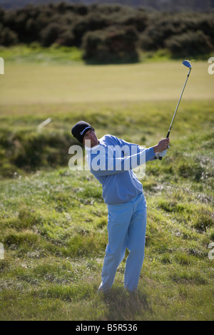 ST ANDREWS, Schottland 2. Okt ehemaliger England Kricket Kapitän Michael Vaughan im Wettbewerb mit der Dunhill Links Meisterschaften The Old Stockfoto