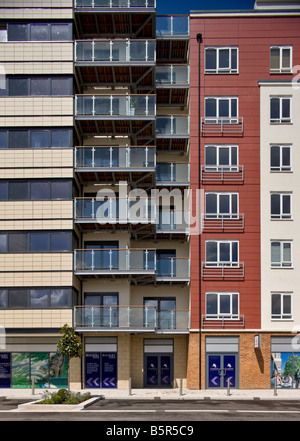 Beaufort Park Apartments im Norden von London auf der alten Seite der RAF Hendon Flugplatz Hendon Stockfoto