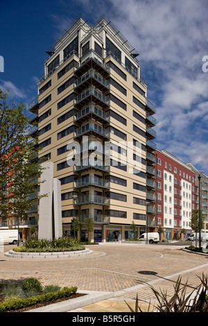 Beaufort Park Apartments im Norden von London auf der alten Seite der RAF Hendon Flugplatz Hendon Stockfoto