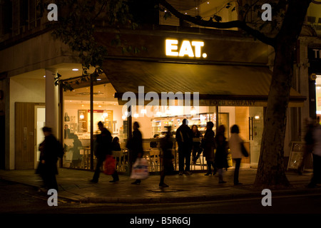 Essen. Sandwich Shop - Oxford Street - London Stockfoto