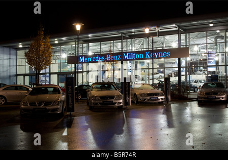 Mercedes-Benz Showroom - Milton Keynes - Buckinghamshire Stockfoto