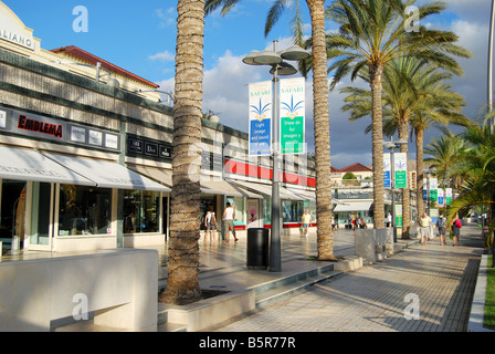 Safari Einkaufszentrum, Avenue de Las Americas, Playa de Las Americas, Teneriffa, Kanarische Inseln, Spanien Stockfoto