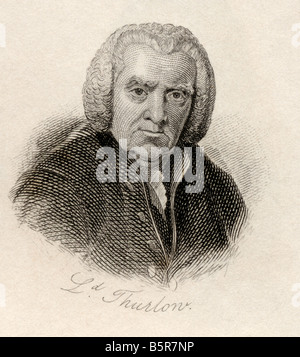 Edward Thurlow, 1. Baron Thurlow, 1731 - 1806. Britischer Anwalt und Tory-Politiker. Stockfoto