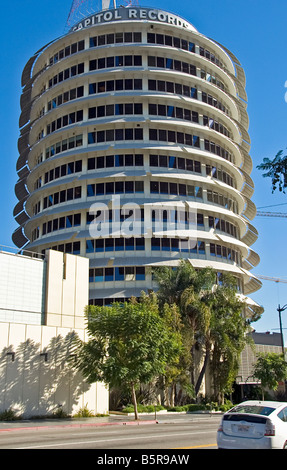 Capitol Records großen Vereinigten Staaten basierten Plattenlabel EMI Hollywood, Los Angeles CA California-Hauptquartier im Besitz Stockfoto