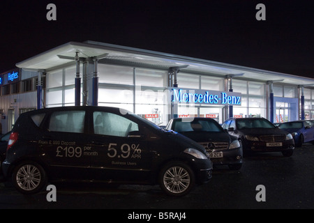 Mercedes-Benz Showroom - Aylesbury - Buckinghamshire Stockfoto