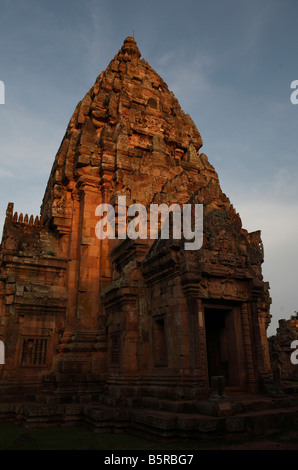 Die zentrale Struktur des Khao Phanom Rung Tempel in Buriram, Thailand. Stockfoto