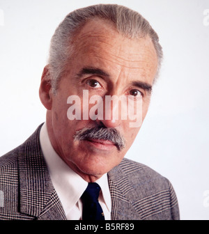 Schauspieler Christopher Lee. Berühmt für die Wiedergabe von Dracula in Hammer-Horror-Filme und Bösewicht in James Bond 007 Stockfoto